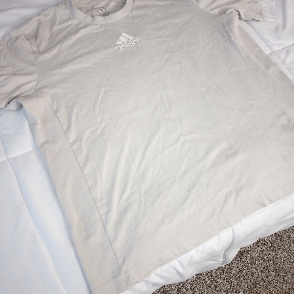 Adidas Men's White T-Shirt